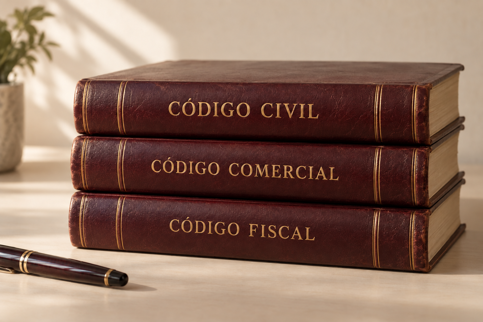 Livros jurídicos: Código Civil, Código Comercial e Código Fiscal